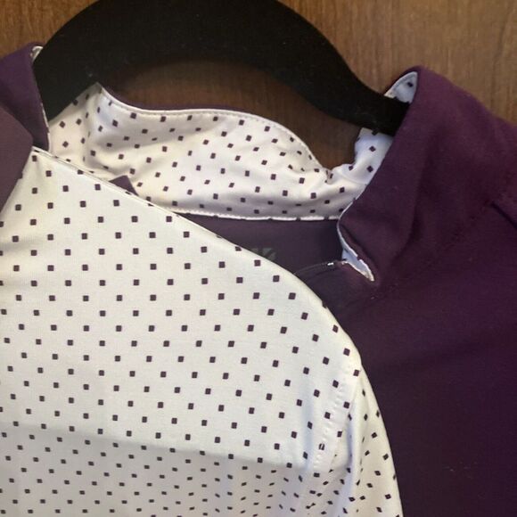 Men’s Graham Luxe Golf Polo shirt Size Medium And Coordinating 1/4 Zip Pullover - Picture 6 of 8